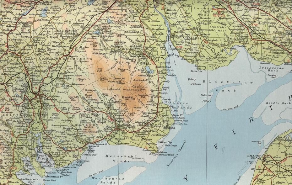 Dumfries Map, Dumfries, United Kingdom, Benllech  Beach, Anglesey Wales