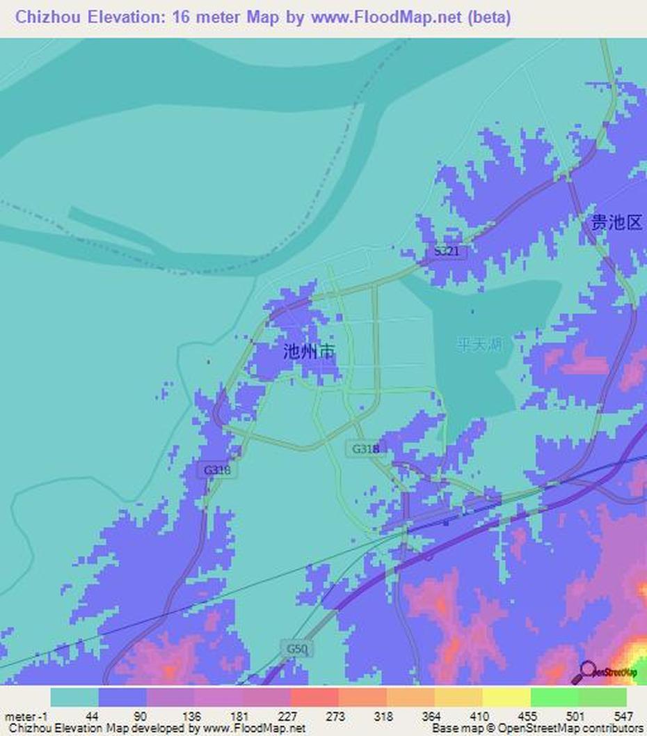 Elevation Of Chizhou,China Elevation Map, Topography, Contour, Chizhou, China, Kaifeng China, Jiangxi China