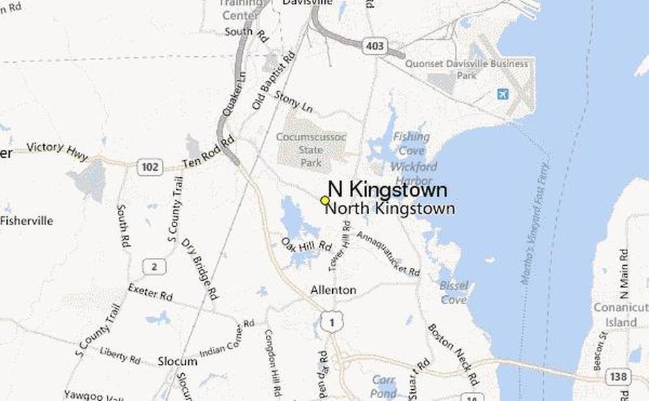 Kingston Rhode Island, Kingstown Nc, Station Record, North Kingstown, United States