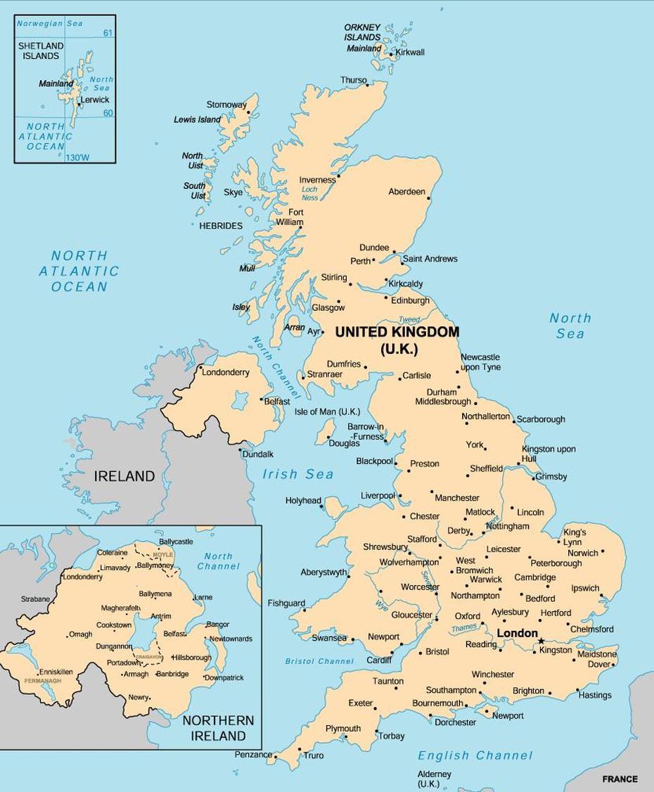 Map Of United Kingdom – Travelsmaps, Frome, United Kingdom, Frome Somerset, Frome College