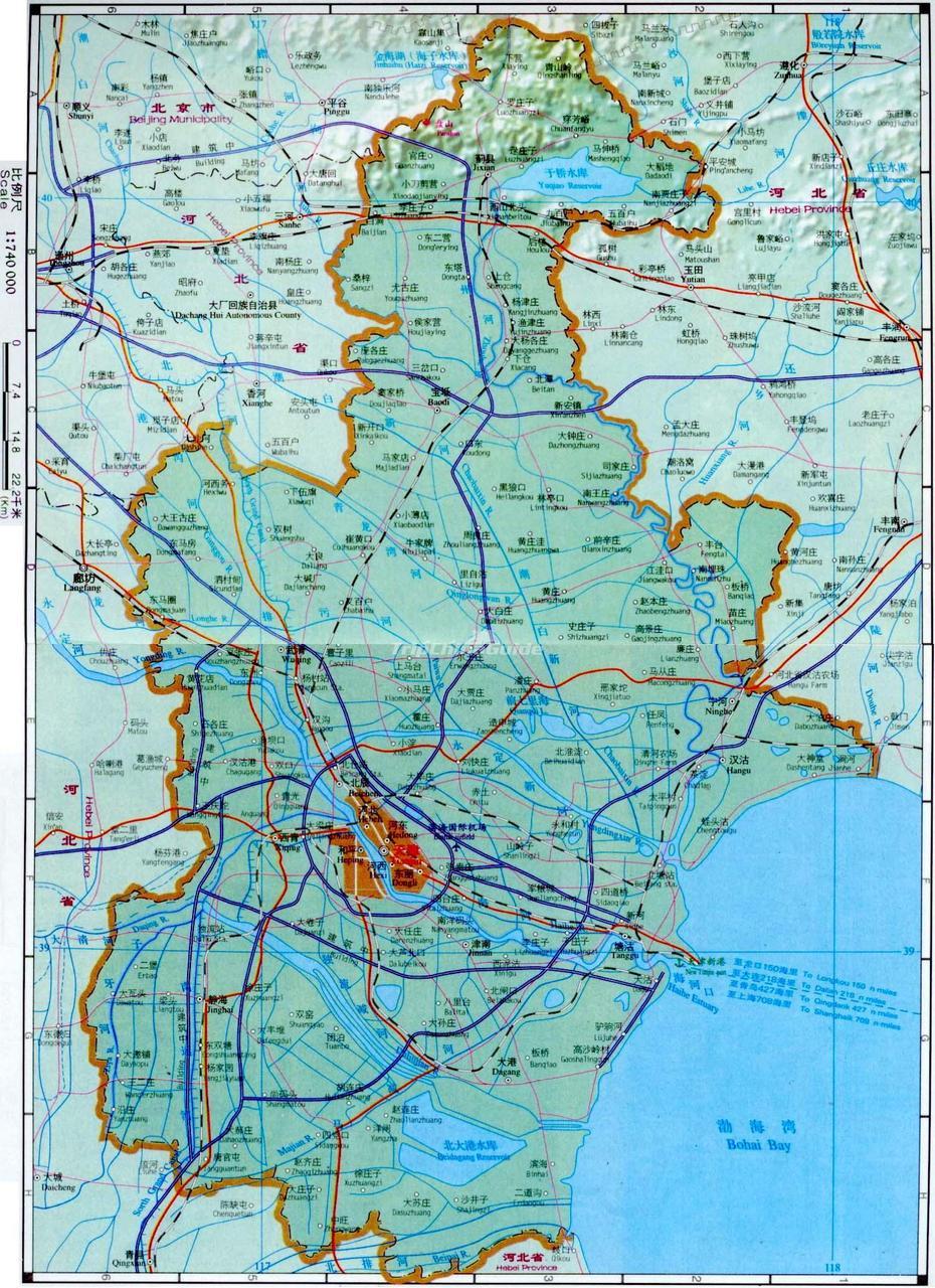 Maps Of Tianjin, Tianjin, China, Tianjin City China, Tientsin China