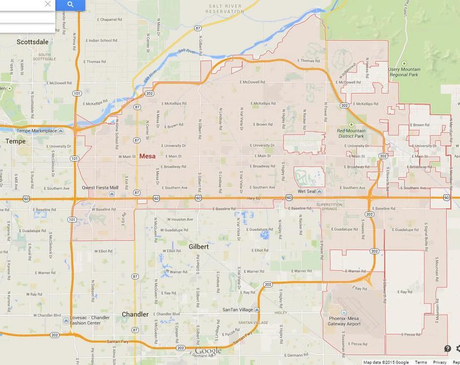 Mesa, Arizona Map, Mesa, United States, 50 United States, United States America  Usa