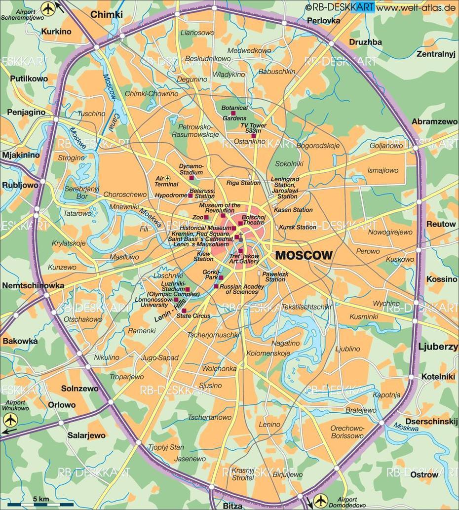 Moscow Map – Toursmaps, Moscow, Russia, Moscow In, Red Square Moscow