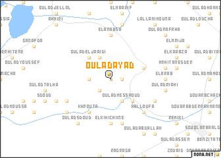 Oulad Ayad (Morocco) Map – Nona, Bahharet Oulad Ayyad, Morocco, Tourist  Of Morocco, Agadir Morocco