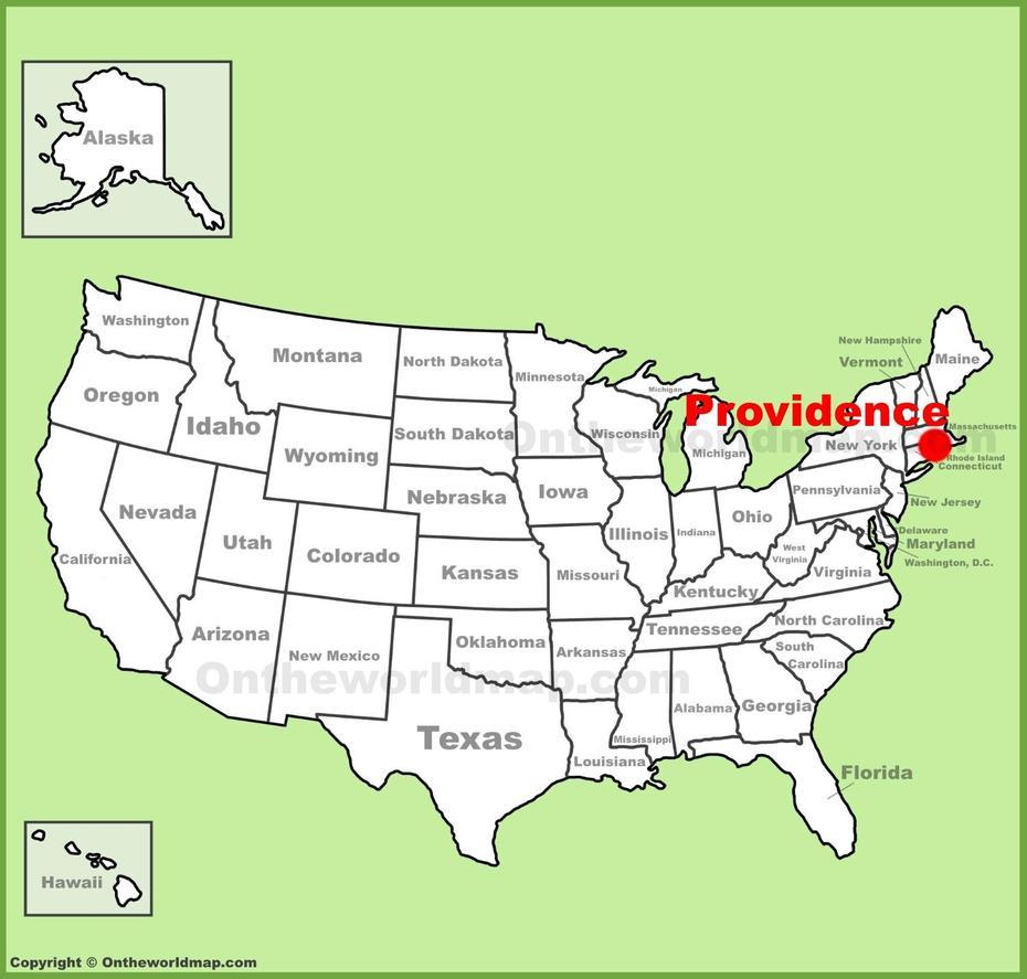 Providence Location On The U.S. Map, Providence, United States, United States  50 States, United States  Puzzle