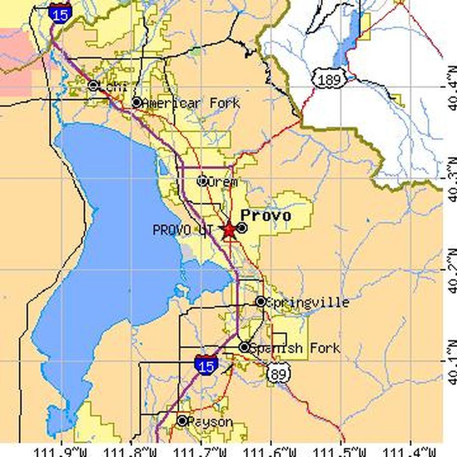 Provo, Utah (Ut) ~ Population Data, Races, Housing & Economy, Provo, United States, Provo Canyon Utah, Lower Provo River