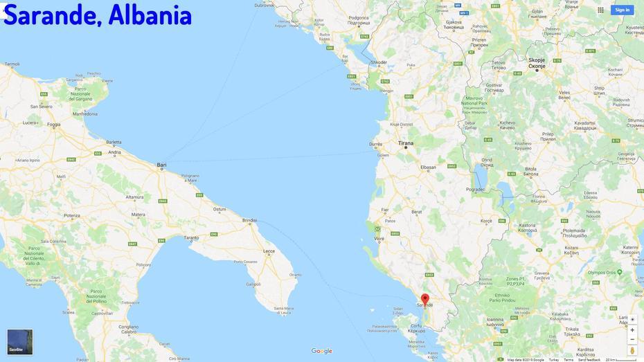 Sarande Map – Guide Of The World, Sarandë, Albania, Ksamil Albania, Tirana Albania