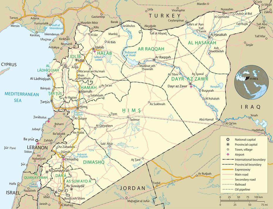 Syria Damascus Map, Ţafas, Syria, Ilir  Tafa, Tafa  Artist