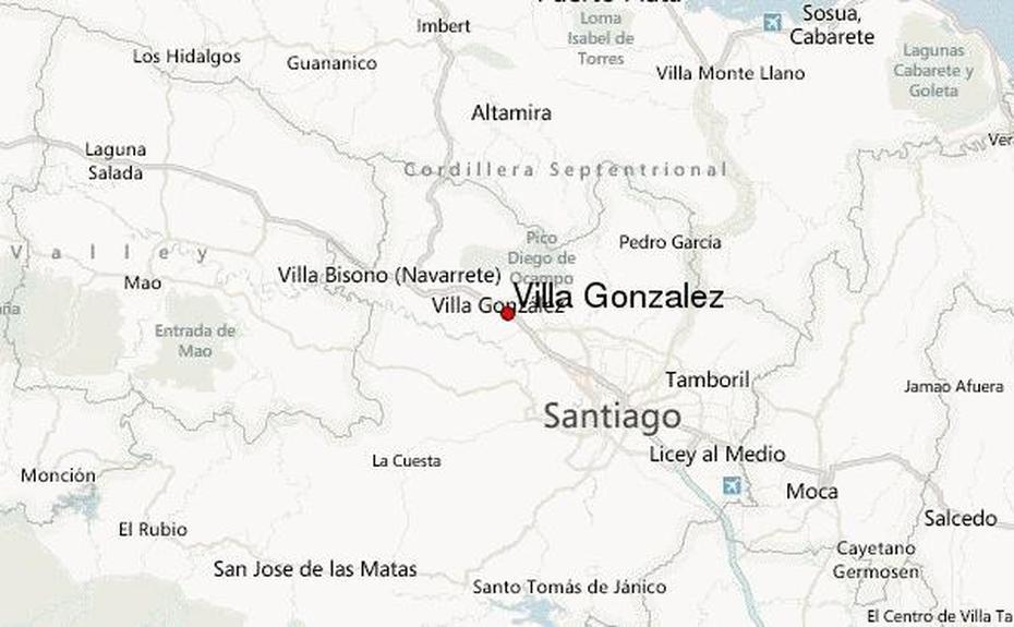 Villa Gonzalez Ortega Zacatecas, San Jose De Las Matas Dominican Republic, Gonzalez, Villa González, Dominican Republic