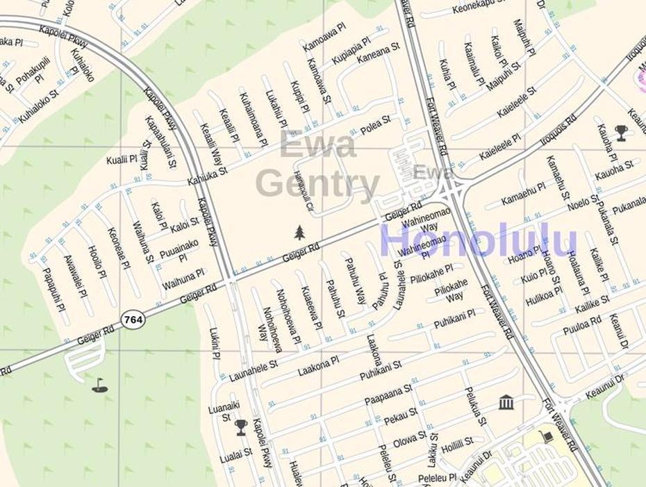 Ewa Gentry Map, Hawaii, Ewa Gentry, United States, North Park By Gentry Ewa, Military Housing Ewa Beach Hawaii