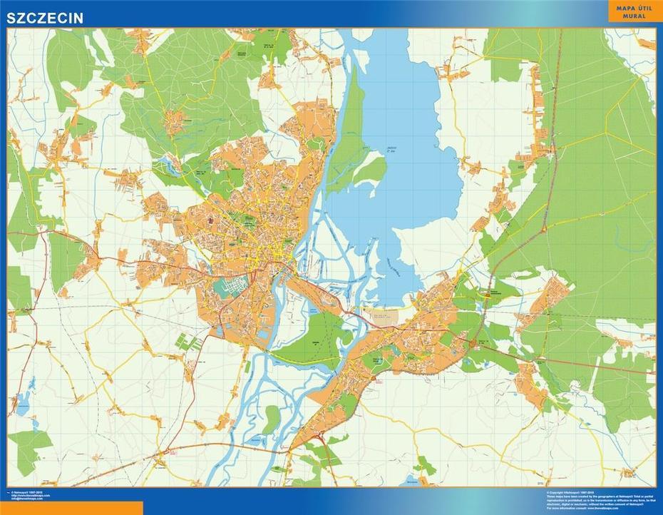 Find And Enjoy Our Szczecin Mapa | Thewallmaps, Szczecin, Poland, Gliwice Poland, Szczecin Polska