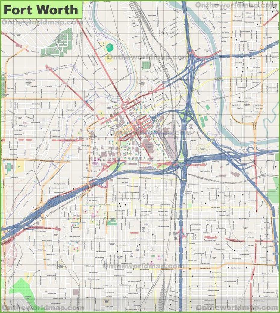 Fort Worth City, Fort Worth Skyline, Worth, Fort Worth, United States