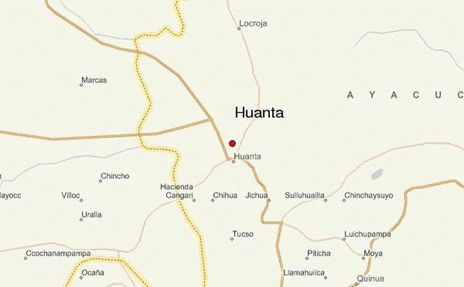 Guia Urbano De Huanta, Huanta, Peru, Ayacucho, Ayacucho Peru