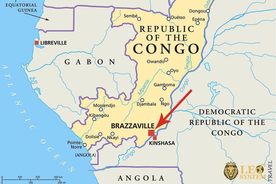 La Carte De Brazzaville, Congo-Brazzaville City, Brazzaville, Hinda, Congo (Brazzaville)