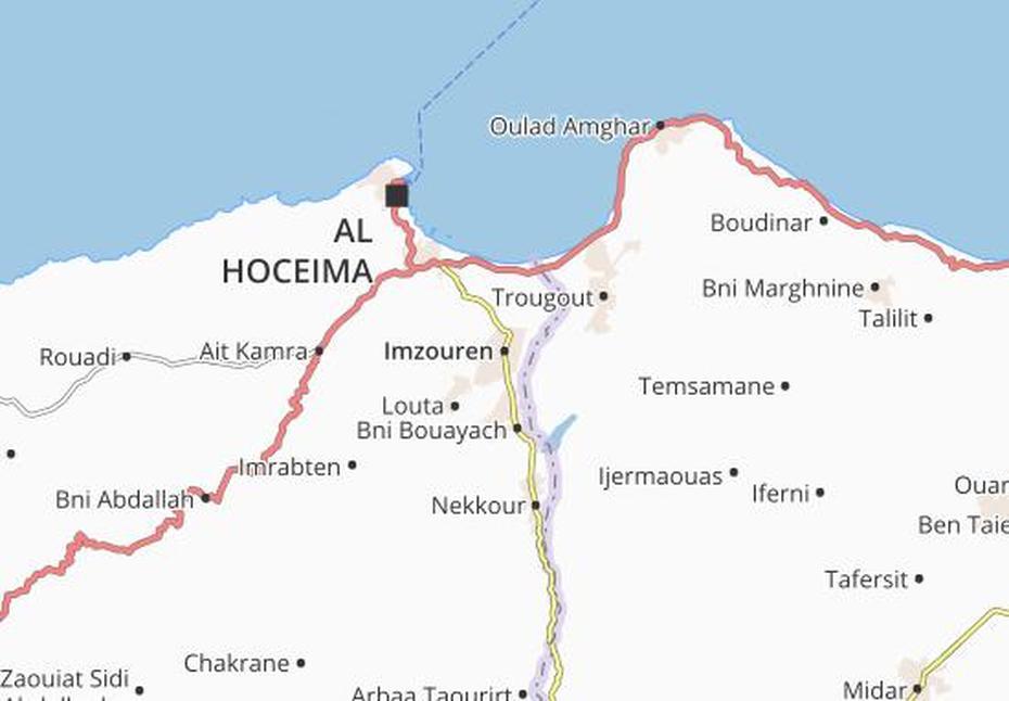 Michelin Imzouren Map – Viamichelin, Imzouren, Morocco, Huizen Imzouren, Imzouren Houses