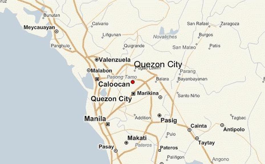 Quezon City Map Satellite, Quezon City, Philippines, Banawe Quezon City, Barangay