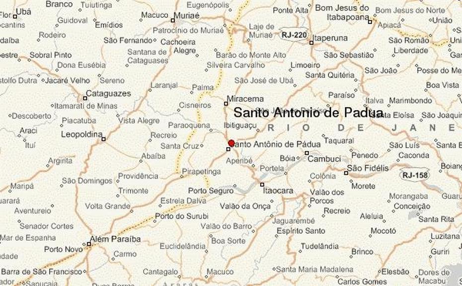 Santo Antonio De Padua Location Guide, Santo Antônio De Pádua, Brazil, San Antonio De Padua Statue, Santo Antonio Portugal