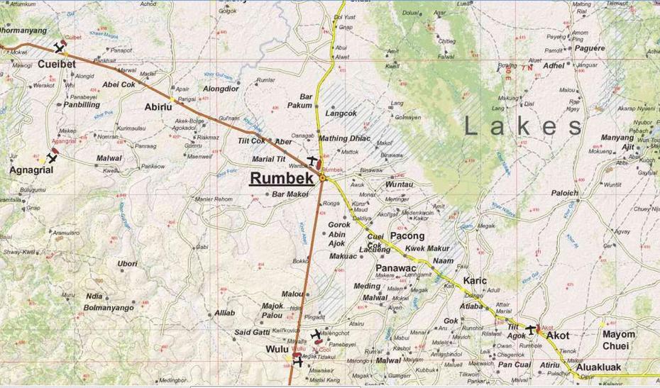 South Sudan Map: Where Will Its New Capital Be?, Rumbek, South Sudan, North Sudan, Southern Sudan