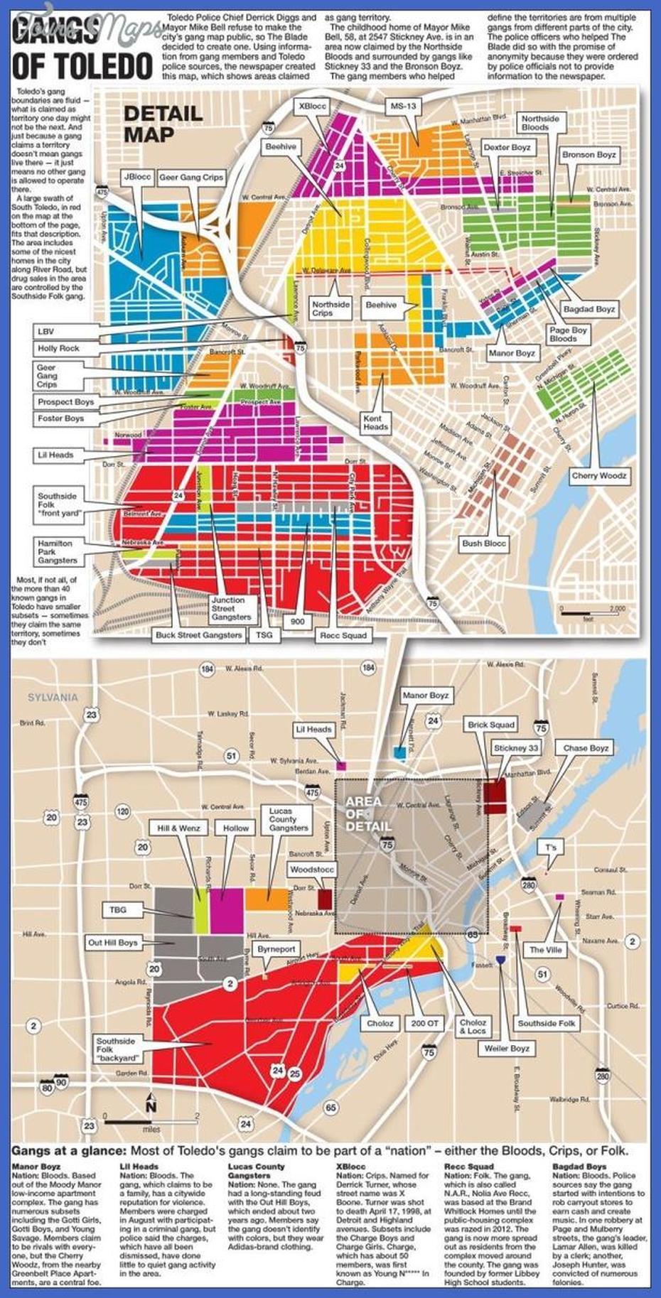 Toledo Map – Toursmaps, Toledo, United States, United States World, Basic United States