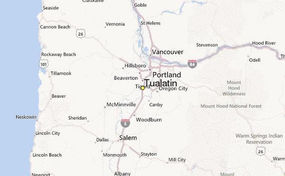 Tualatin Oregon, Tualatin Valley, Station Record, Tualatin, United States