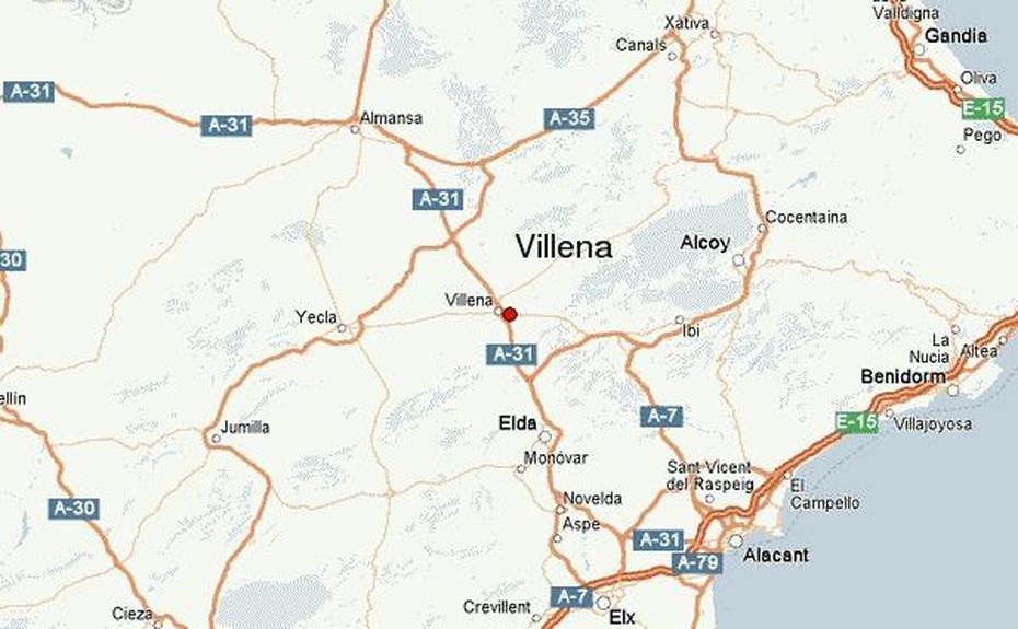 Villena Location Guide, Villena, Spain, Roman Spain, Roses Spain