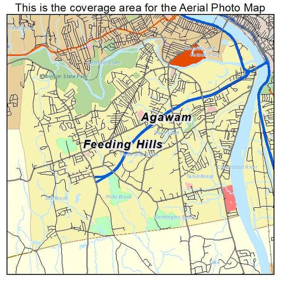 Aerial Photography Map Of Agawam, Ma Massachusetts, Agawam, United States, Agawam Mass, Uxbridge Ma