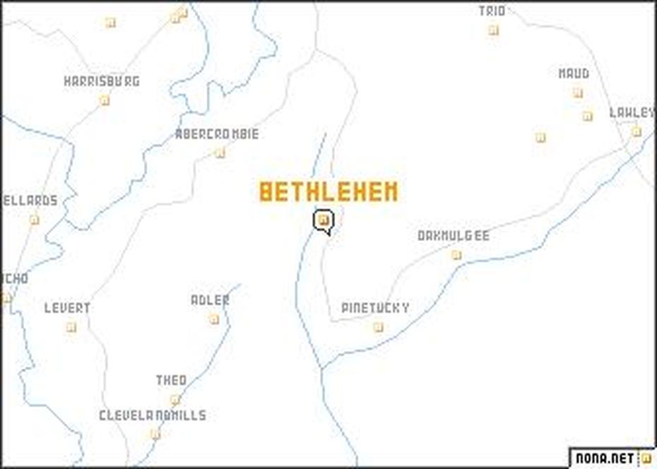 Bethlehem (United States – Usa) Map – Nona, Bethlehem, United States, United States World, Basic United States