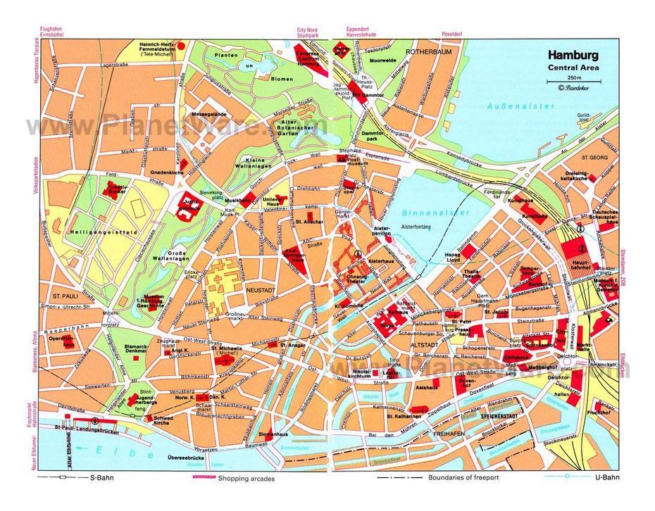 City Hamburg Germany Map, Hamburg, Germany, Of Germany Only, Solingen Germany