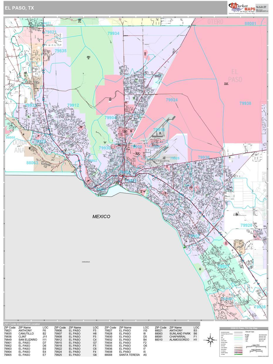 El Paso Texas Wall Map (Premium Style) By Marketmaps – Mapsales, El Paso, United States, El Paso Texas Mountains, El Paso Courthouse