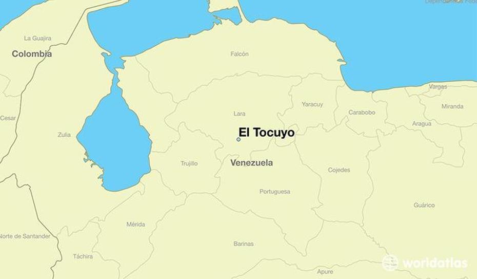 Where Is El Tocuyo, Venezuela? / El Tocuyo, Lara Map – Worldatlas, El Tocuyo, Venezuela, Quibor Y El Tocuyo, Fundamoran En El Tocuyo