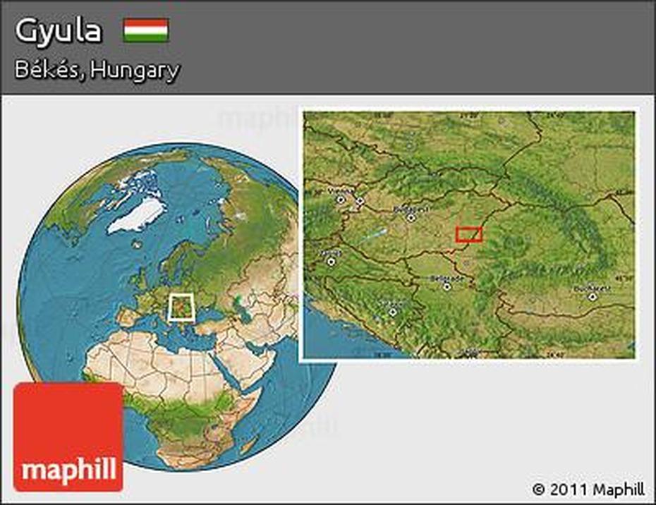 Gyula Tornai, Gyula Varos, Satellite Location, Gyula, Hungary