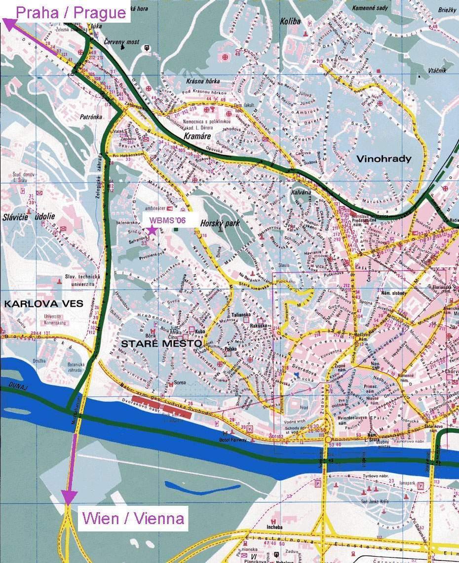 Large Bratislava Maps For Free Download And Print | High-Resolution And …, Bratislava, Slovakia, Slovakia  Region, Town  Of Slovakia