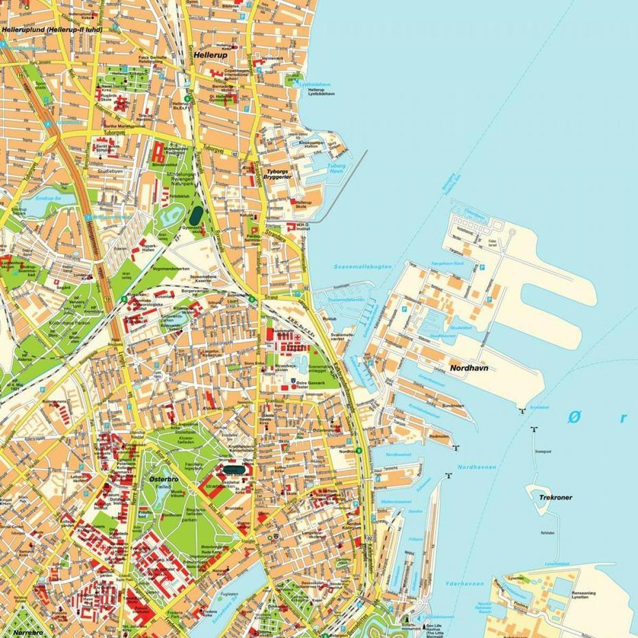 Map Of Copenhagen Denmark – Map Of Copenhagen Denmark (Northern Europe …, Copenhagen, Denmark, Aalborg Denmark, Copenhagen Denmark Tourism