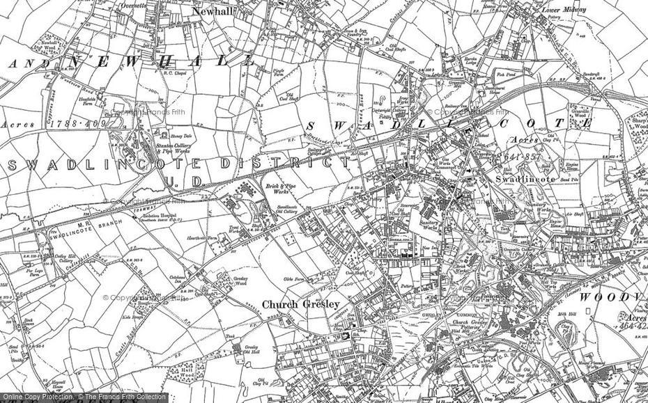 Old Maps Of Swadlincote – Francis Frith, Swadlincote, United Kingdom, Chelmsford England, Kent County England