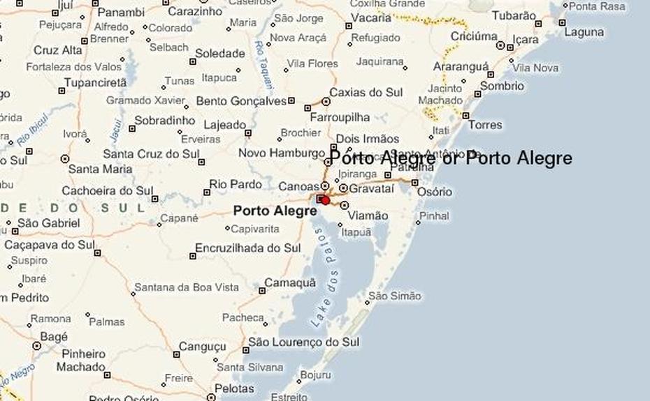 Porto Alegre Map And Porto Alegre Satellite Image, Porto Alegre, Brazil, Capital Of Brazil, Rio Grande Do Sul Brazil