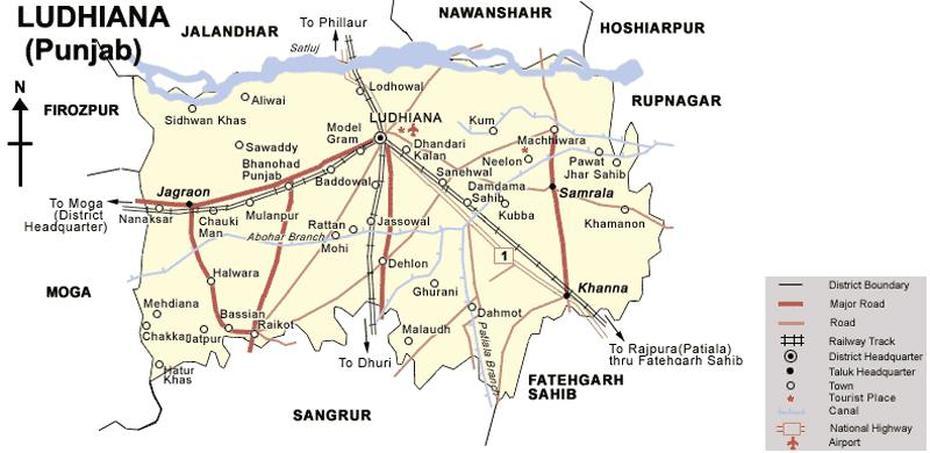 Punjab  Geography, Punjab  With Villages, Of, Ludhiāna, India