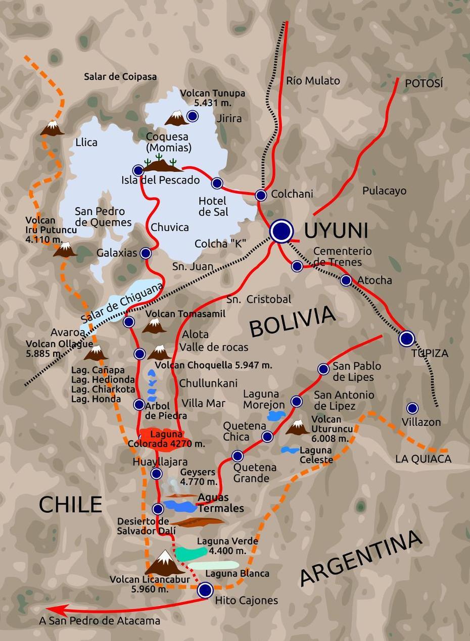 Salar De Uyuni En Espanol, Political  Of Bolivia, , Uyuni, Bolivia