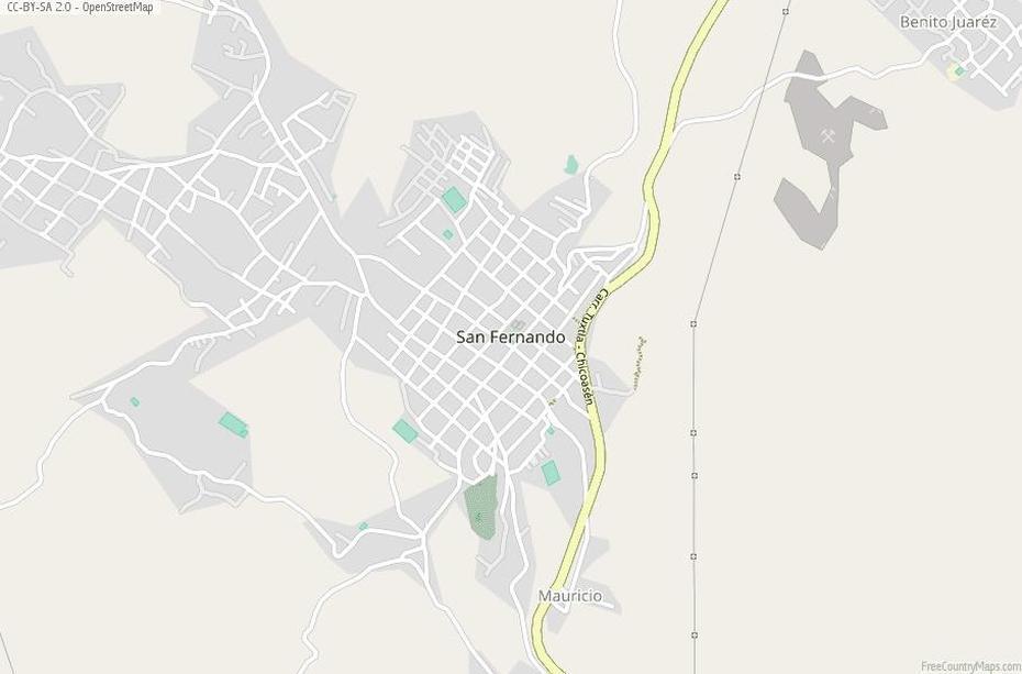 San Fernando Map Mexico Latitude & Longitude: Free Maps, San Fernando, Mexico, West San Fernando Valley, San Fernando Trinidad