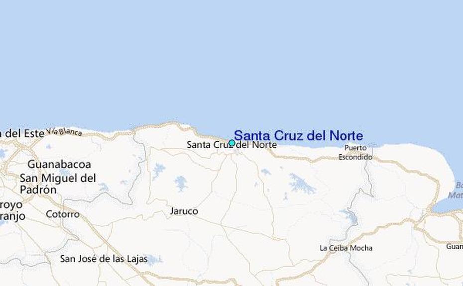 Santa Cruz Del Norte Tide Station Location Guide, Santa Cruz Del Norte, Cuba, Sancti Spiritus Cuba, Santa Maria Del Mar Havana