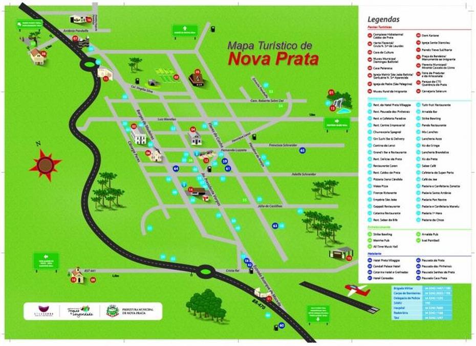 Superprata  Municipio De Nova Prata Tem Novo Mapa Turistico, Nova Prata, Brazil, Santa Maria Rio  Grande Do Sul, Joao Da Nova