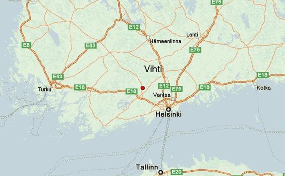 Vihti Location Guide, Vihti, Finland, Uusimaa, Italian  Kartta