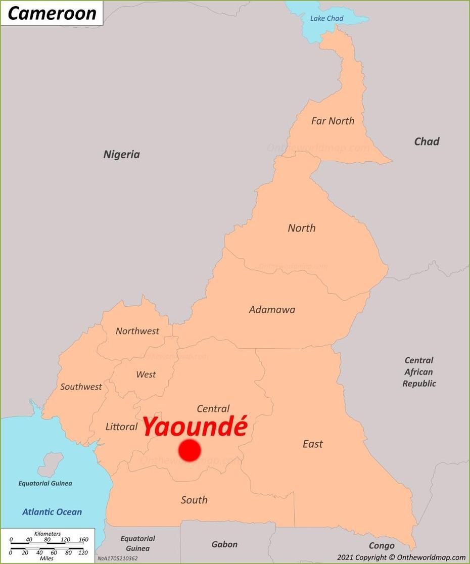 Yaounde Map | Cameroon | Detailed Maps Of Yaounde, Yaoundé, Cameroon, Buea Cameroon, Cameroon Political