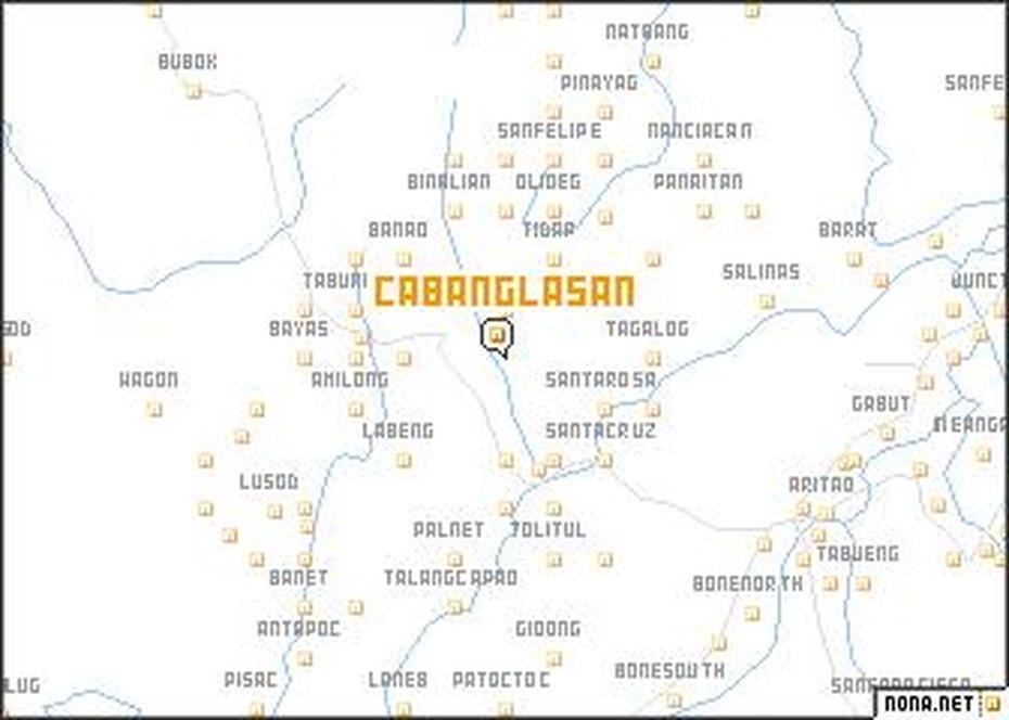 Cabanglasan (Philippines) Map – Nona, Cabanglasan, Philippines, Philippines City, Philippines  Cities