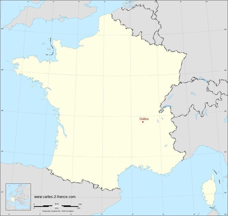 Carte De Oullins : Situation Geographique Et Population De Oullins …, Oullins, France, Residence  Etudiant, Parc De Sanzy Oullins
