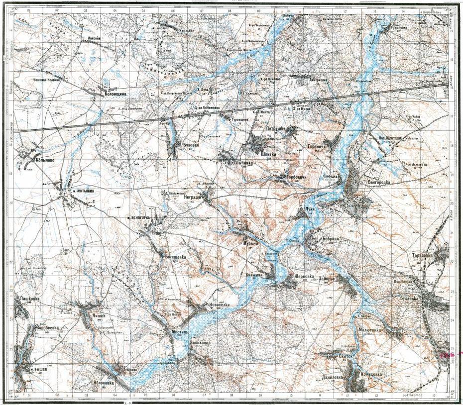 Download Topographic Map In Area Of Boyarka, Gorenichi, Kopylov …, Boyarka, Russia, Aerodynamics  Of A Corgi, Litvish  Judaism