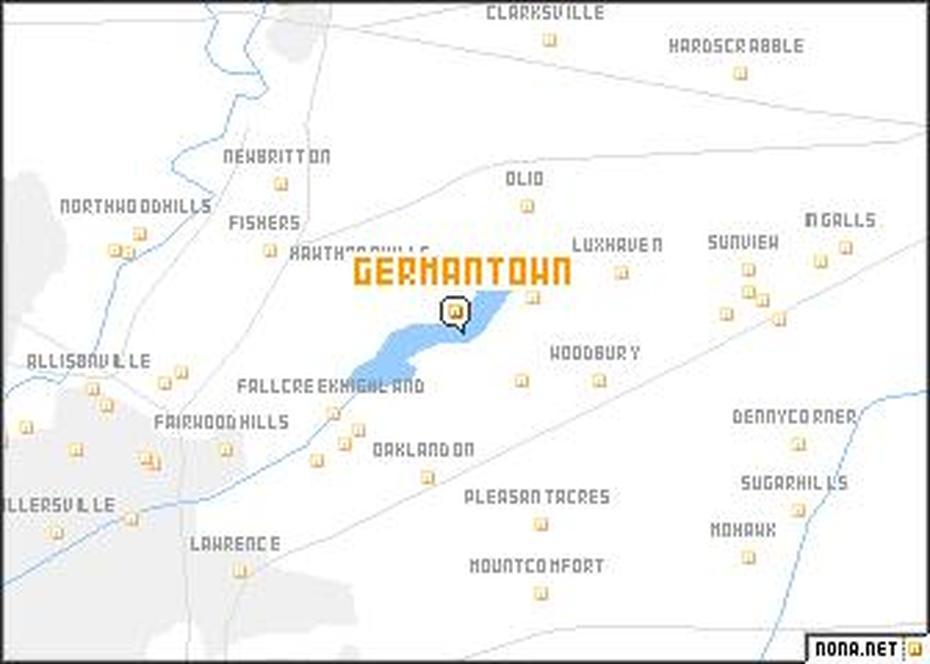 Germantown (United States – Usa) Map – Nona, Germantown, United States, Germantown Pa, Germantown Ny