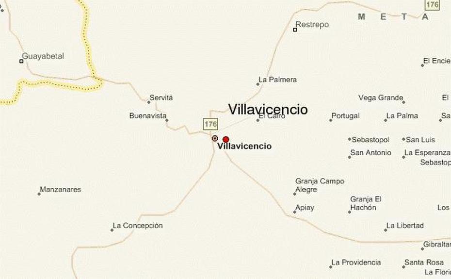 Guia Urbano De Villavicencio, Villavicencio, Colombia, A De Cundinamarca Colombia, Hidrografia De Colombia