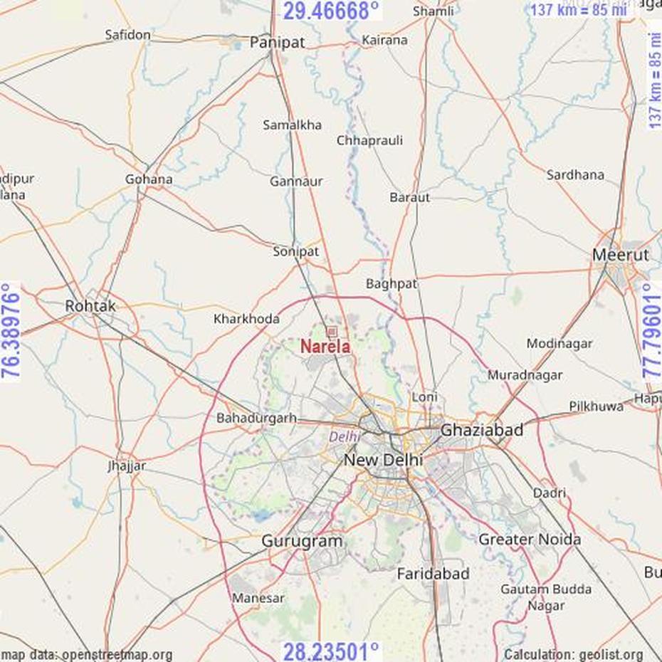 Narela, India Geodata, Narela, India, Singrauli, Dda  Flats