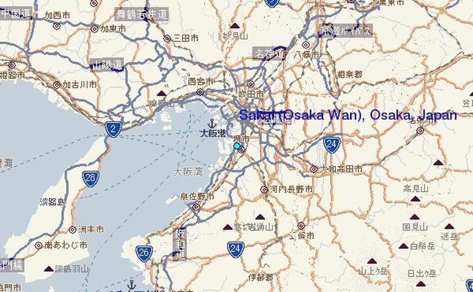 Sakai Map – Japan, Sakai, Japan, Japan Located, Hitobashira