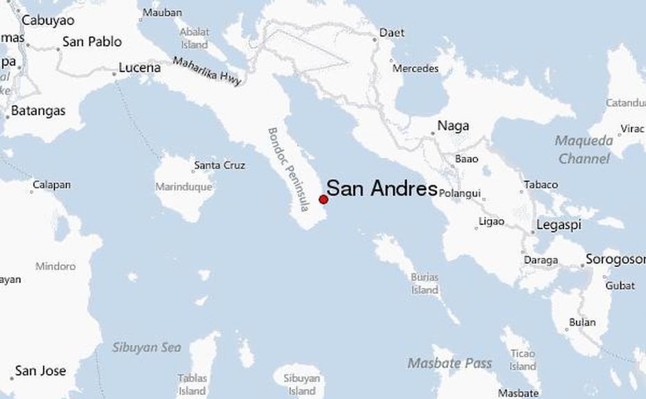 San Andres, Philippines Location Guide, San Andres, Philippines, Falla San Andres, San Andres De Teixido